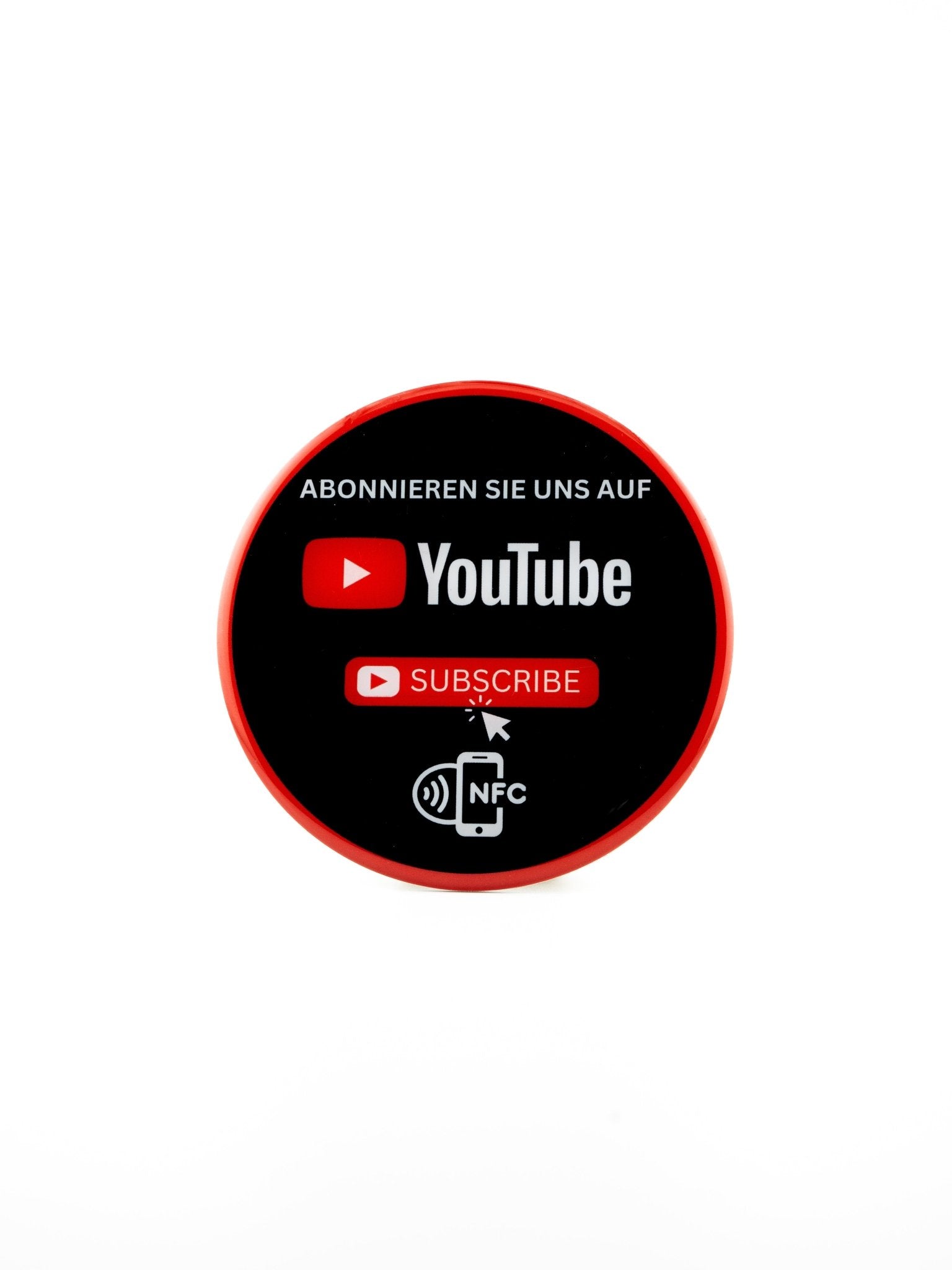 Hochwertiger NFC - Aufkleber für mehr YouTube - Abonnenten - Custom Ratings